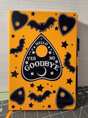 Orange Halloween Ouija Notebook